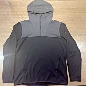 Kuhl Freethinkr Anorak Hoodie Midweight Pullover Gray Zip Mens Size M Medium